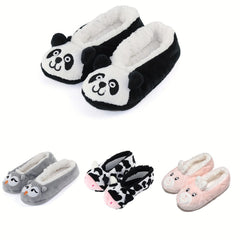 Cartoon Animal Fuzzy Socks & Warm Floor Socks Women's Stockings