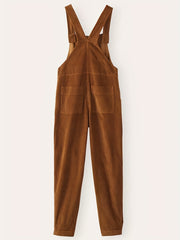 Casual Corduroy Overall Jumpsuit for Women