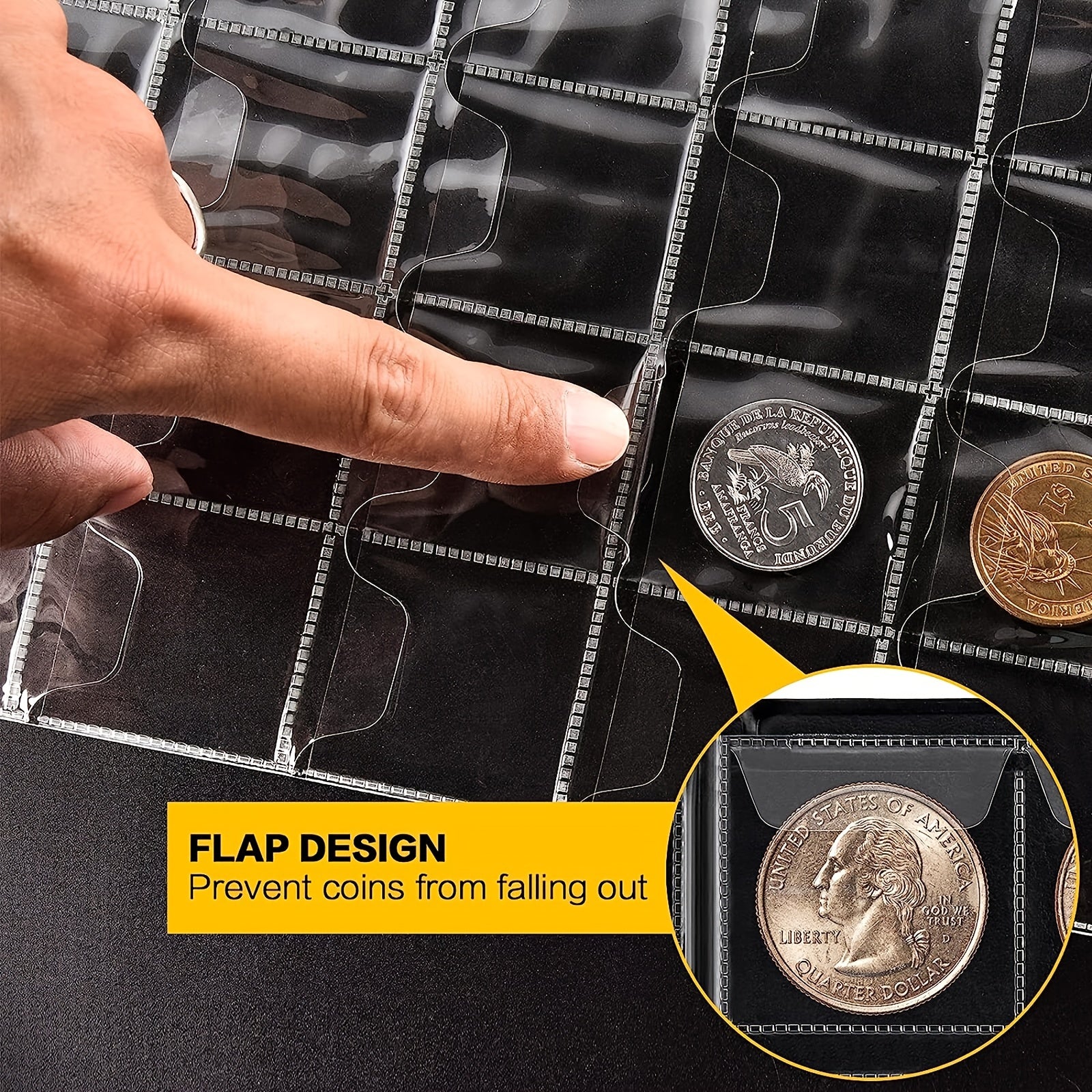 Coin Collection Book Holder Album For Collectors Coins Display