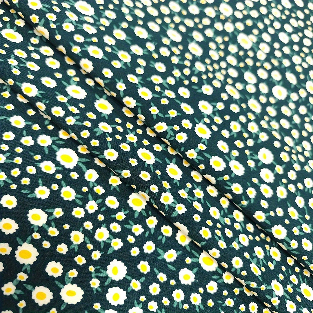 1yd Artificial Cotton Fabric DIY Clothes Dress Pants Quilt Cover Cut Size