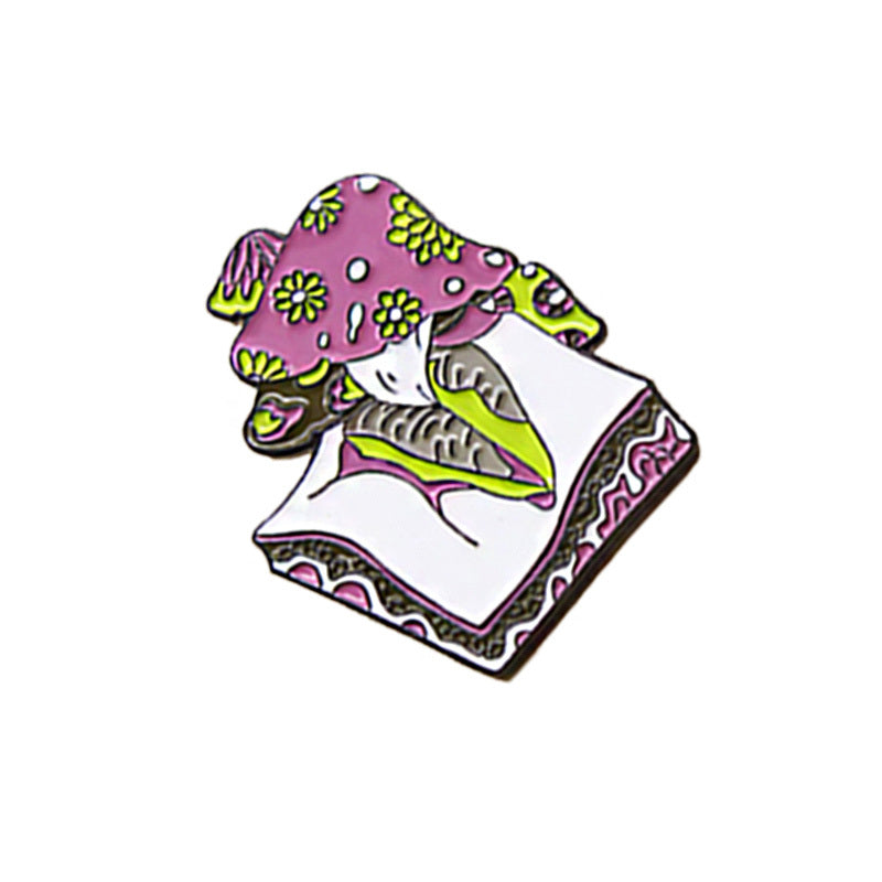 Men's Novel Cartoon Brooch Pin Lapel Badge for Suit Jackets