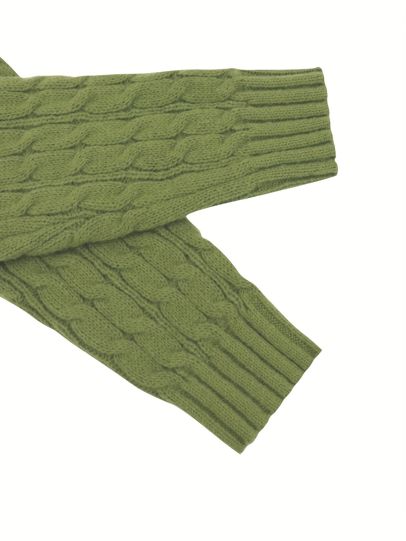 Knitted Cable Sweater Men's Casual Warm Pullover For Fall Winter