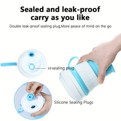 Silicone Collapsible Water Cup Coffee Cup Folding Mug For Outdoor Camping Hiking