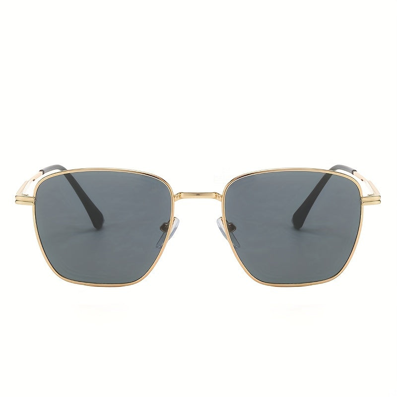 Retro Metal Square Men's Casual Sunglasses Driving Sunglasses