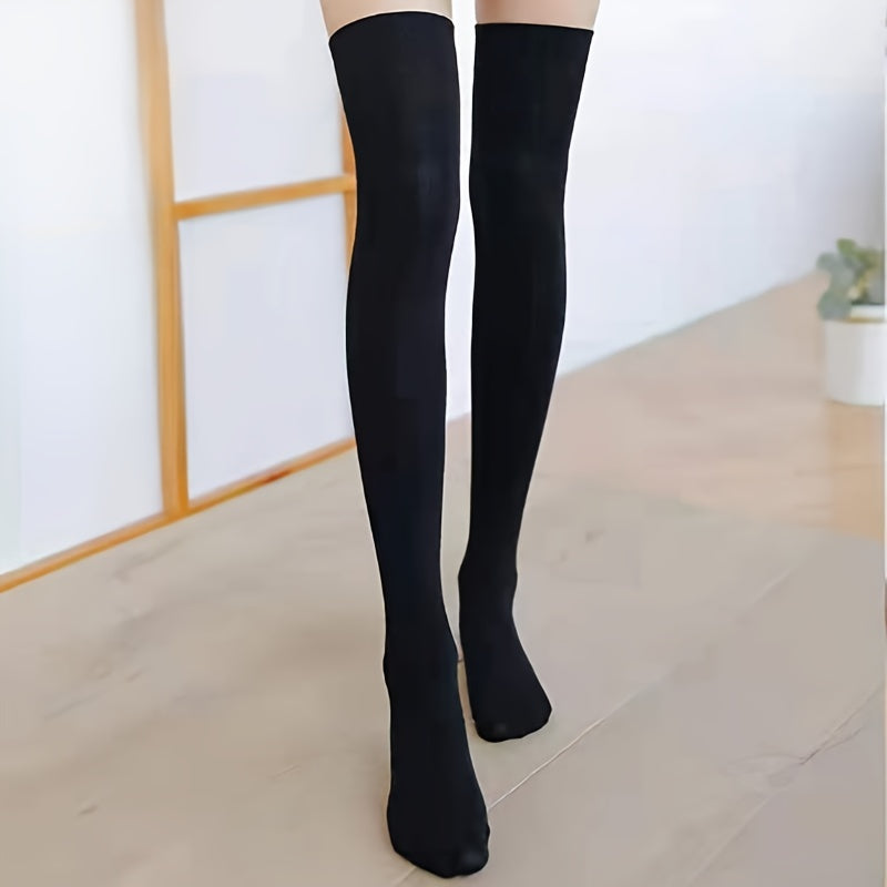 Women's Striped Thigh High Socks - Over The Knee Boot Socks