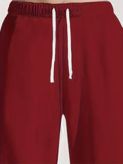 Men's Loose Dragon Pattern Pants With Pockets Drawstring Trousers