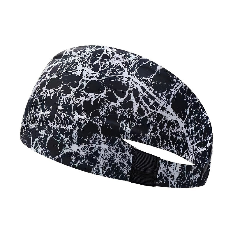 Unisex Fitness Headband Sweat Guiding Running Head Scarf