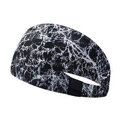Unisex Fitness Headband Sweat Guiding Running Head Scarf