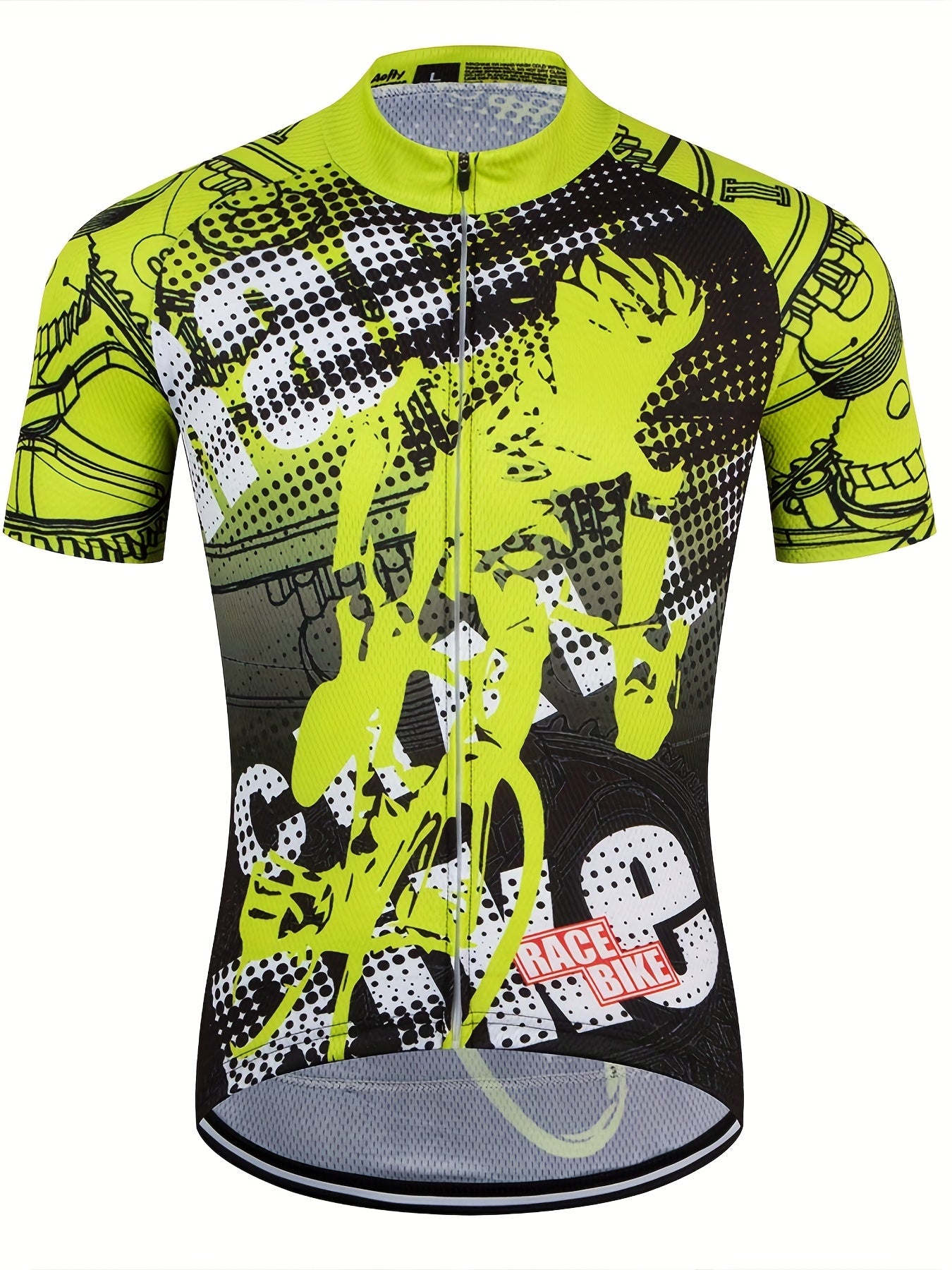 Men's Cycling Jersey, Moisture Wicking, Pockets