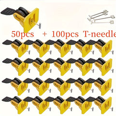 Tile Leveling System 50/100pcs Floor Wall Tile Leveling Tool Replaceable T Pin