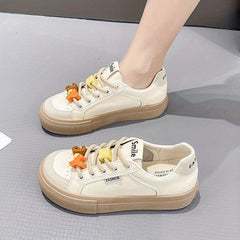 Women's Lace Skate Shoes Low Top Casual Sneakers