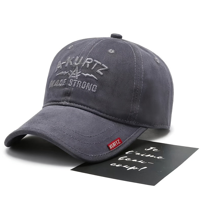 Casual Embroidered Baseball Cap Peaked Cap