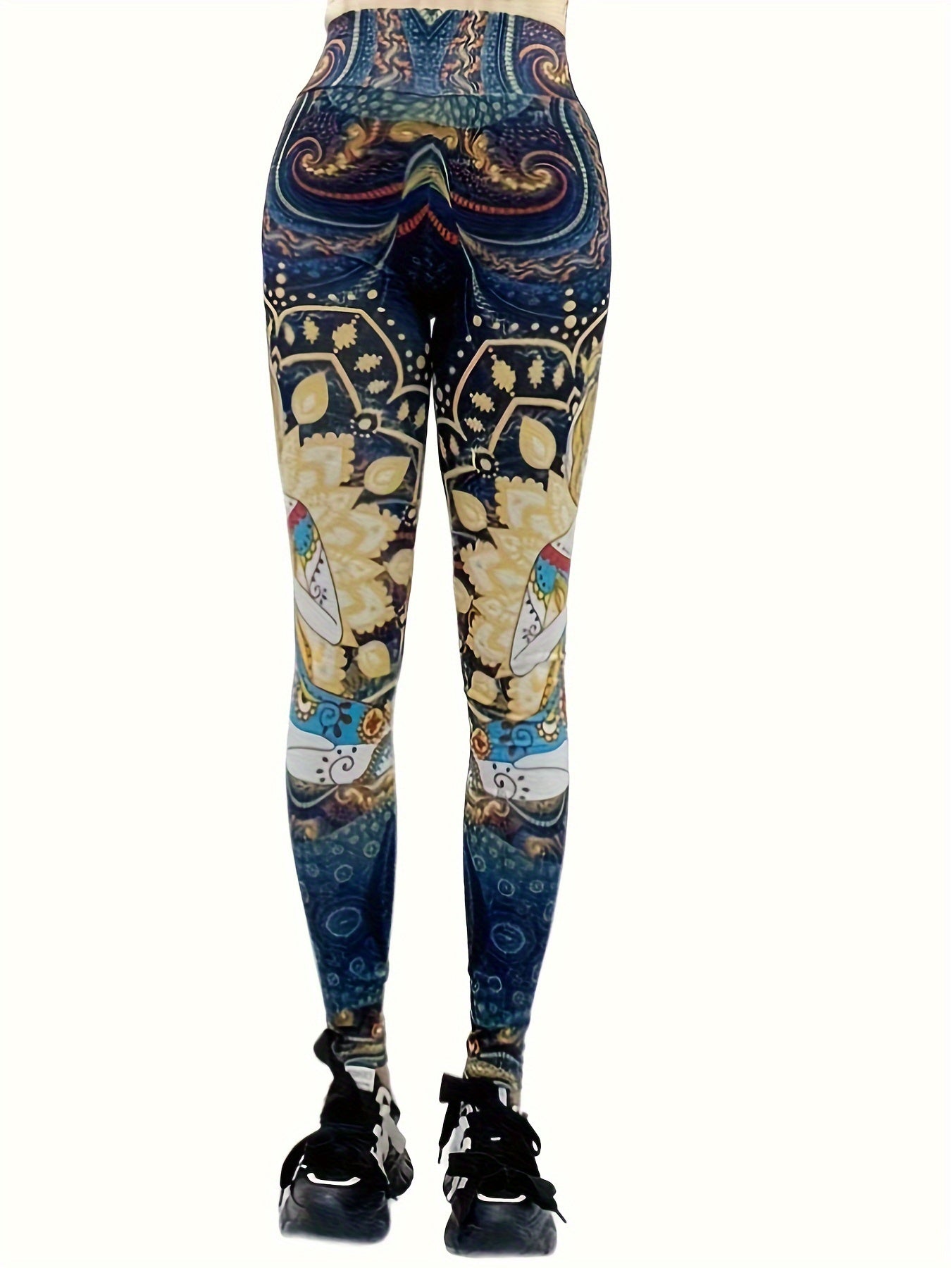 High Waist Tummy Control Fitness Leggings for Women