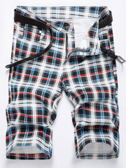 Men's Slim Fit Colorful Printed Jeans