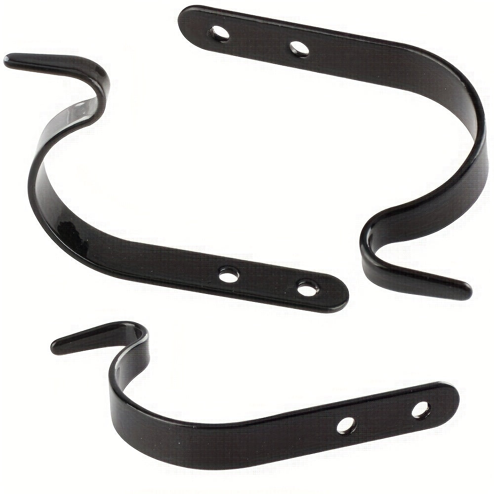 4pcs Wall Mounted Hooks Plant Brackets Hangers Iron Hooks For Hanging