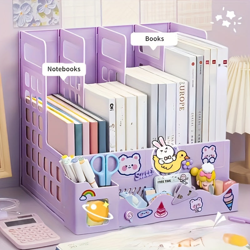 Large Capacity File Box Storage Desktop Archive Organizer