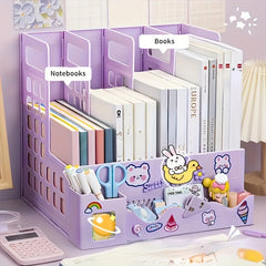 Large Capacity File Box Storage Desktop Archive Organizer