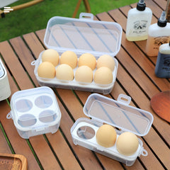 8 Grid Egg Holder Container Portable Storage Box for Camping