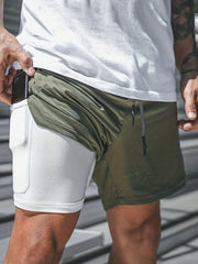 Men's Running Shorts Quick Dry Breathable Sports Shorts