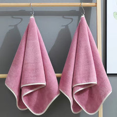 5pcs Soft Absorbent Hand Towel 13 X 29 Inch Coral Fleece Towel