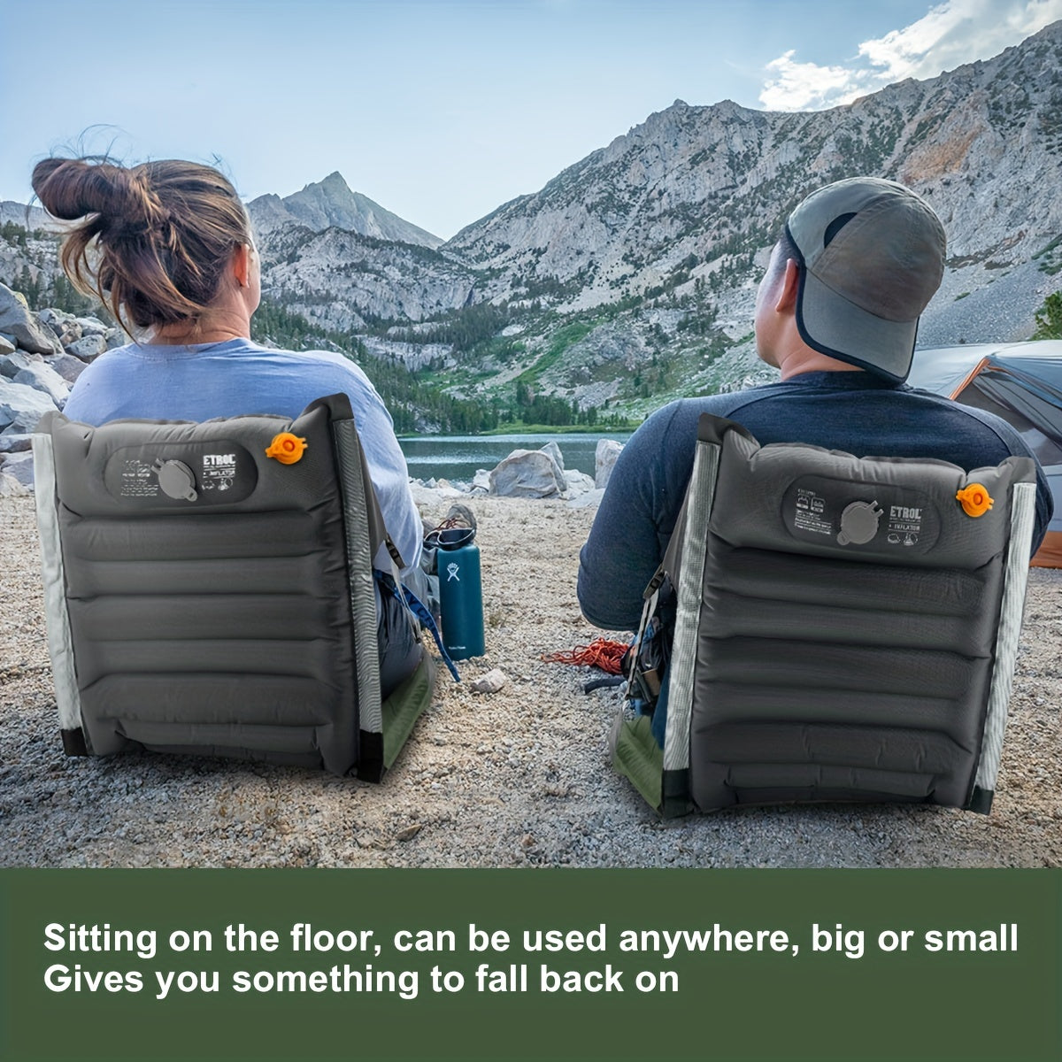 Inflatable Folding Chair Outdoor Portable Camping Recliner Chair