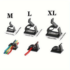 Desktop Cable Clips Self Adhesive Wire Organizers for Home Data