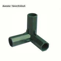 Plastic Coated Steel Pipe Fittings Pillar Joints Plastic Connectors