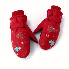 Kids Waterproof & Windproof Winter Skiing Mittens