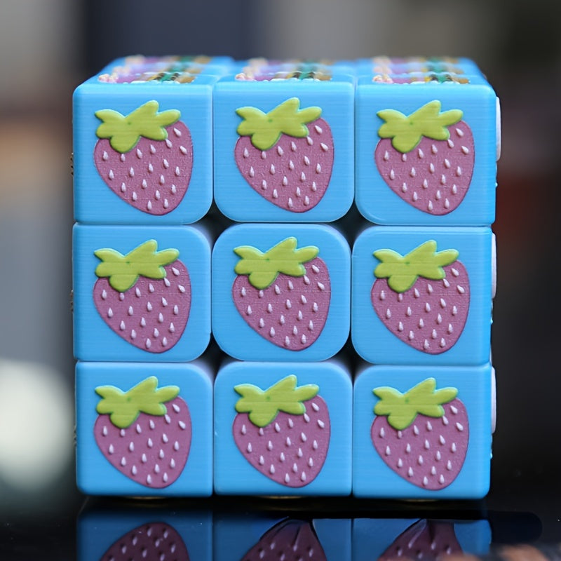 Cube 3D Relief Fruit Pattern Cube Blind 3rd Order Christmas