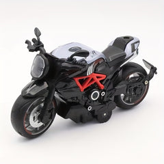 Alloy Pull Back Motorcycle Model Toy Ornament Sliding Car Toy