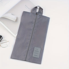Portable Nylon Shoes Storage Bag Travel Clothes Dustproof Zipper Pouch