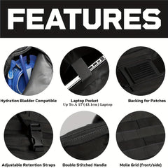 Outdoor Tactical Backpack 45L Nylon Sports Bag