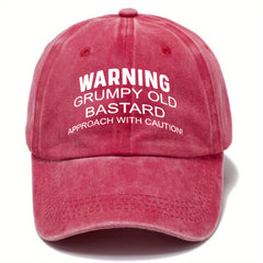 Washed Cotton Baseball Cap Adjustable Six Colors