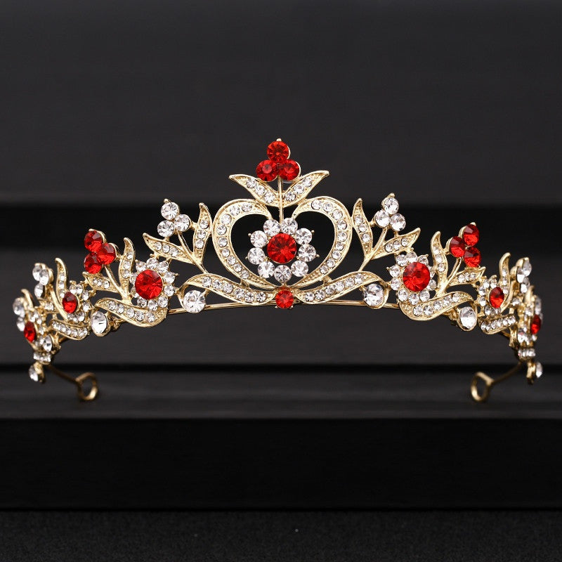 Bridal Tiara Rhinestone Crown Hair Jewelry for Wedding