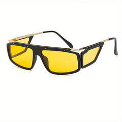 Men's Retro Steam Punk Sunglasses with High Glasses Box