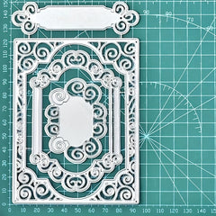 Flower Pattern Metal Cutting Die Stencil DIY Scrapbooking Gift Card Making
