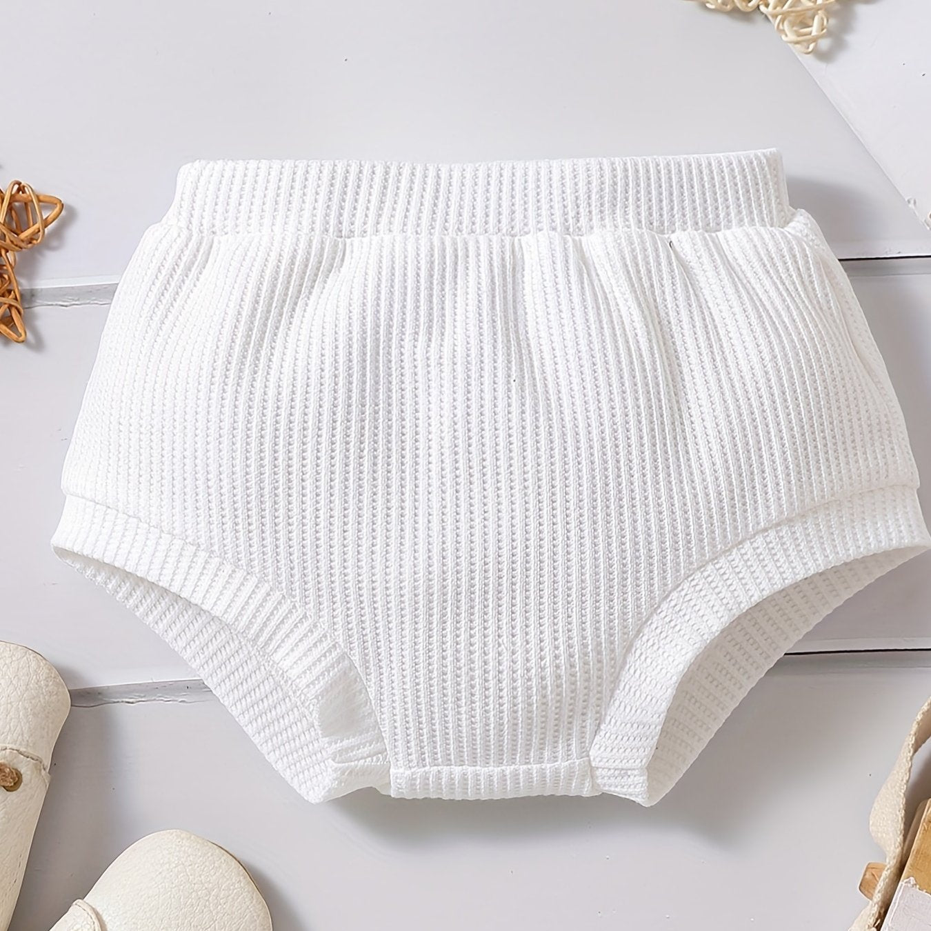 Adorable Baby Casual Elastic Waist Shorts