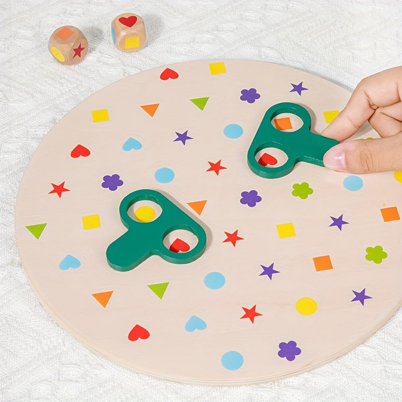 Wooden Educational Puzzle Game Shape Recognition Toy