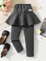 Girls Logo Skort Legging Slim Fit Culottes