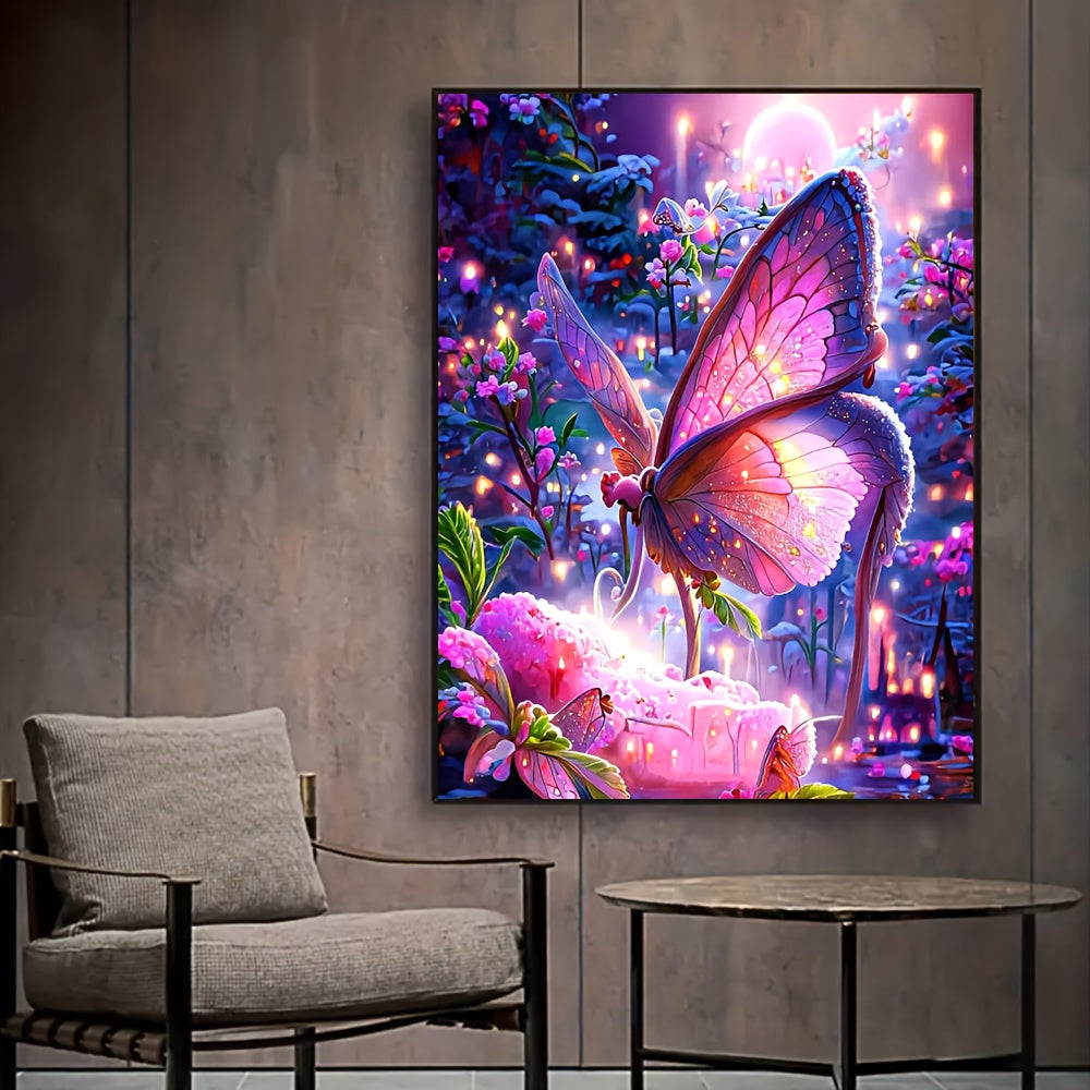 Butterfly Pattern Canvas Painting Poster for Home Wall Decoration