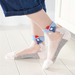 5 Pairs Boys Rocket Casual Ankle Socks Breathable Sport Socks Kids Toddlers