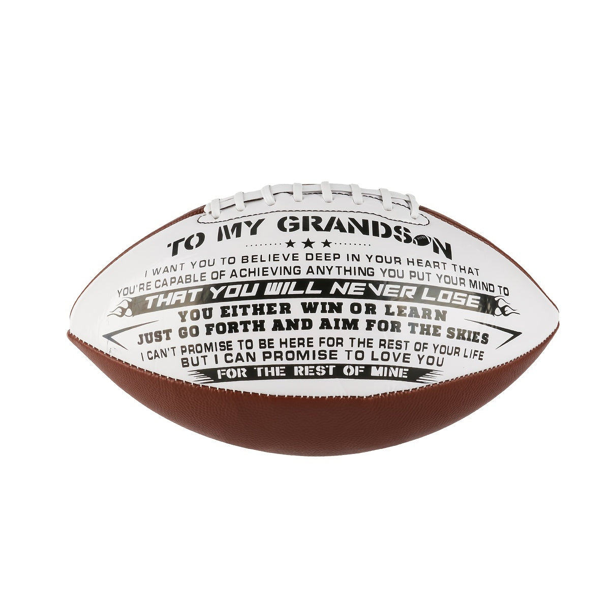 MYOKIA Engraved American Football For Training and Play with Pump