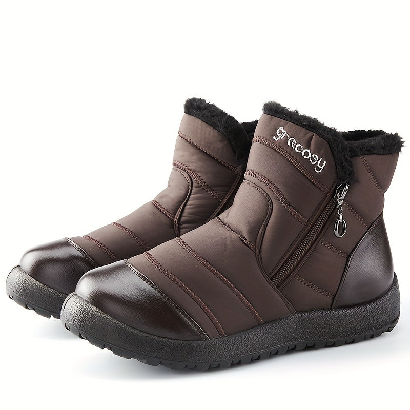 Women's Waterproof Snow Boots Warm Hiking Boots