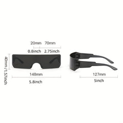 Cyberpunk Futuristic Sunglasses For Men UV Protection Sunglasses