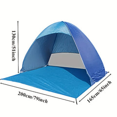Beach Tent for 2-3 Adults with UPF 50 Sun Shelter