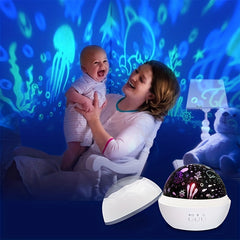 Starry Sky Light Rotating Projection Night Light