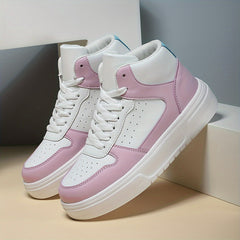 Women's Lightweight Block Skate Shoes Wear-Resistant Chunky Sneakers