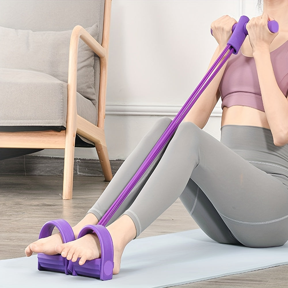 4-Tube Yoga Pedal Puller for Sit Up Core Training