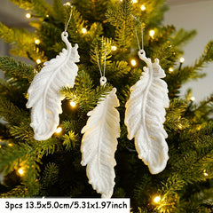 Christmas Tree Hanging Ornaments Snowflake Angel Deer Pendants