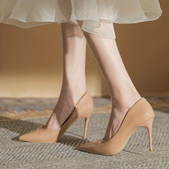 Comfortable Stiletto Heels Slip On Pumps